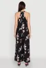 Chic Floral Print Sleeveless Halter Neck Jumpsuit sold by Rainbow