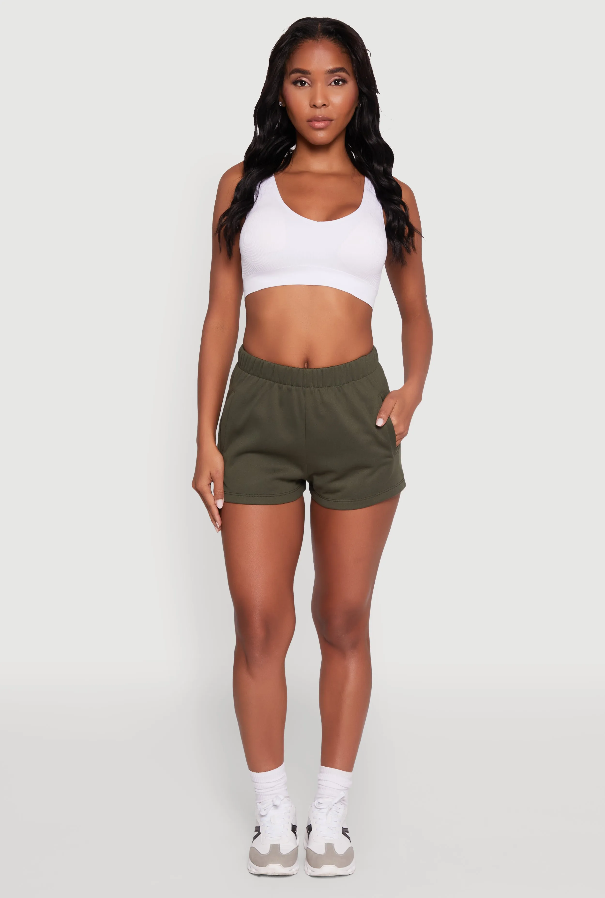 Activewear Fleece Lined Sweatshorts sold by Rainbow