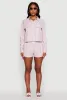 Iris Cozy Vibes Textured Knit Shorts with Pockets sold by Rainbow