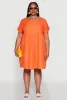 Plus Size Chic Sundress with Pockets and Scoop Neck sold by Rainbow