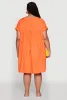 Plus Size Chic Sundress with Pockets and Scoop Neck sold by Rainbow