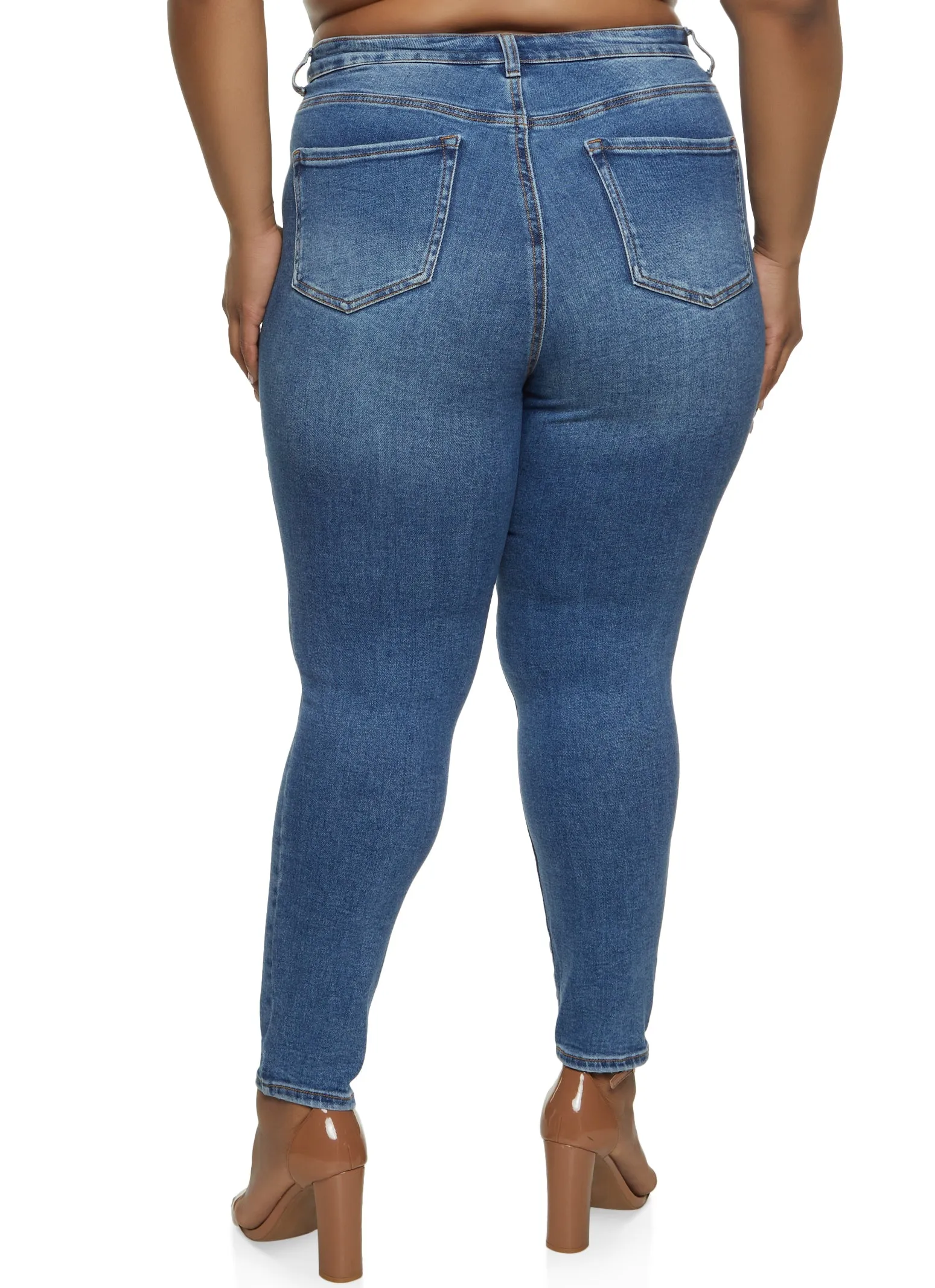 Plus Size WAX Skinny Jeans sold by Rainbow product image thumbnail 2
