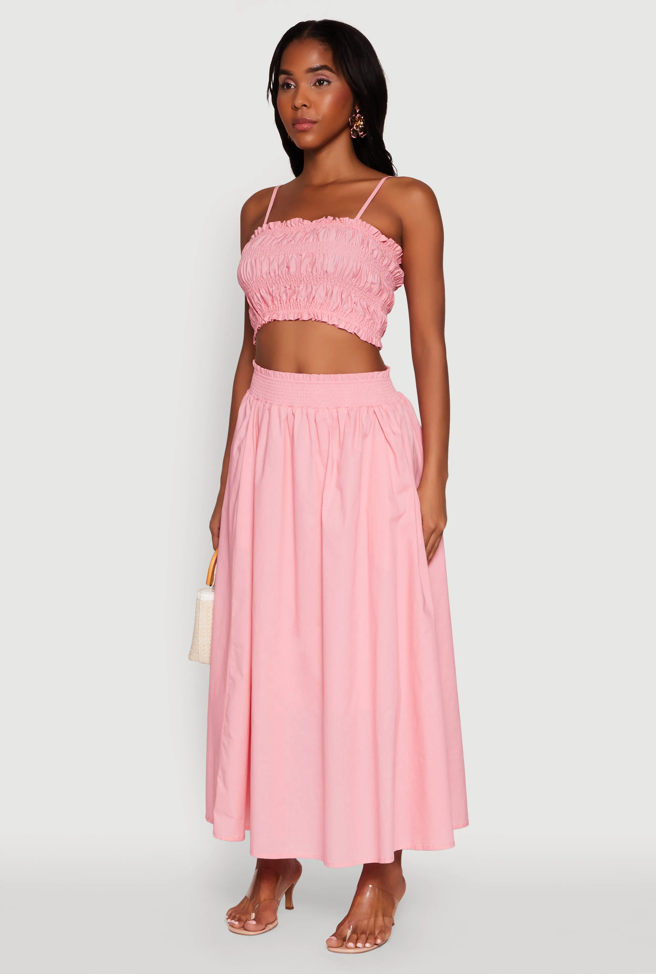 Chic Sleeveless Cami with Square Neck and Cropped Hem sold by Rainbow product image thumbnail 5