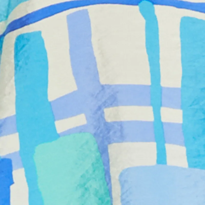 Plus Size Trendy Patterned Crepe Knit Shorts sold by Rainbow product image thumbnail 4