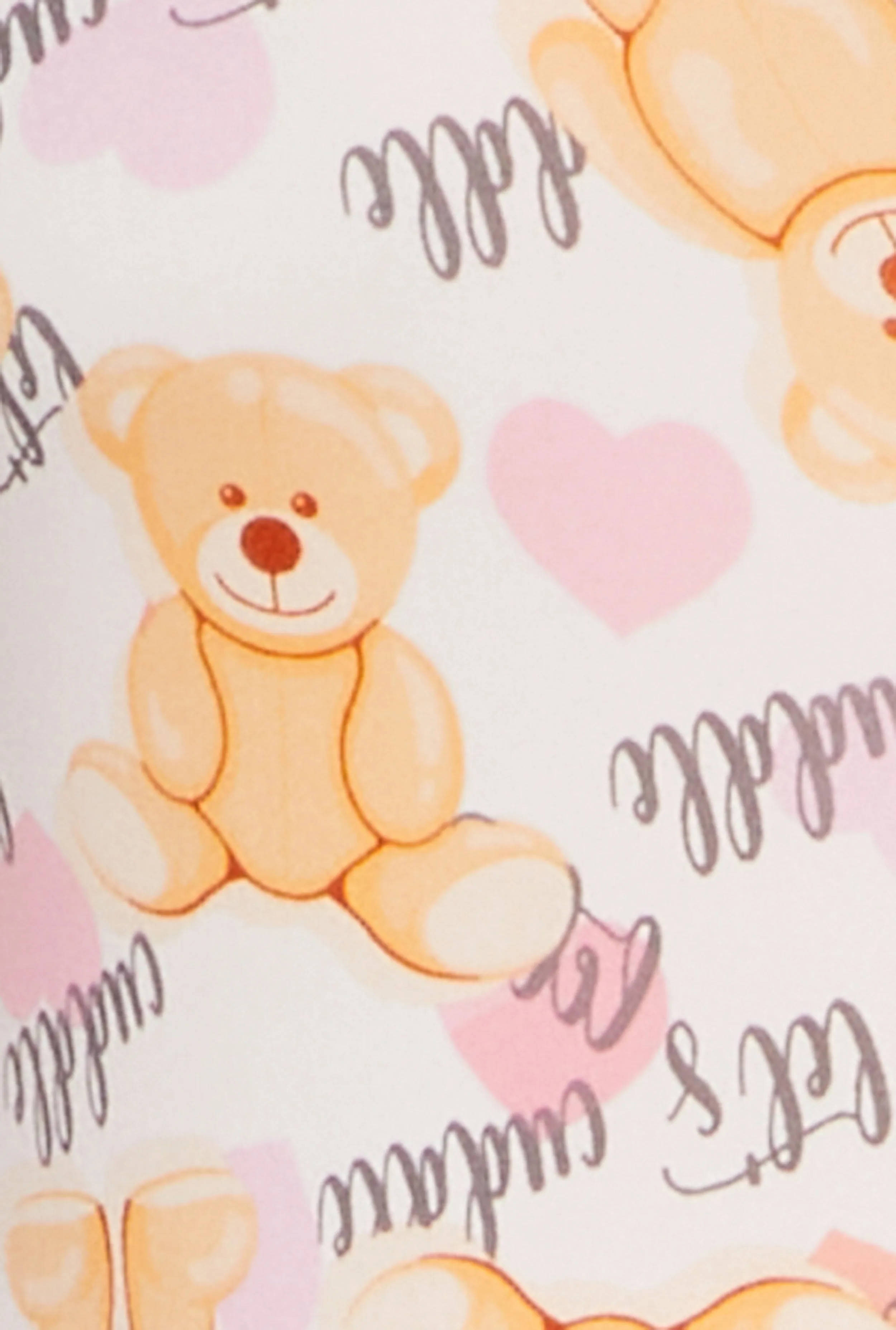 Plus Size Cuddle Bear Graphic Pajama Romper sold by Rainbow product image thumbnail 4