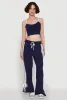 Stylish Contrast Trim Cropped Cami with Varsity Stripes sold by Rainbow