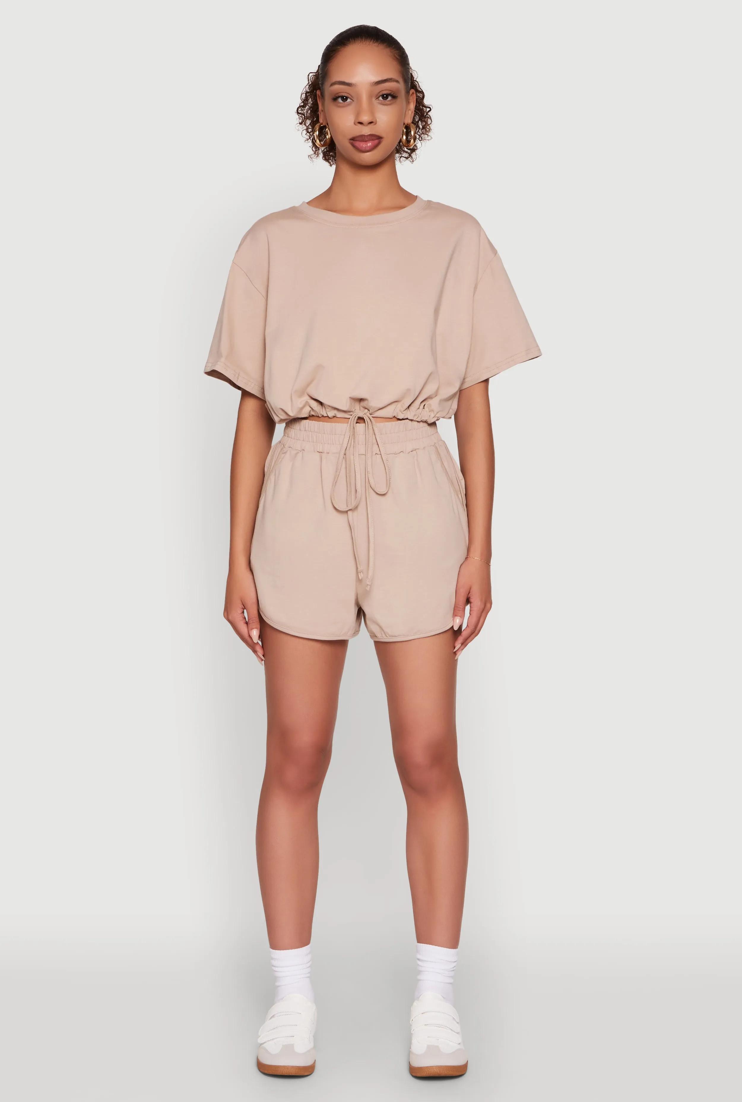 Daisy High Waisted Dolphin Shorts sold by Rainbow