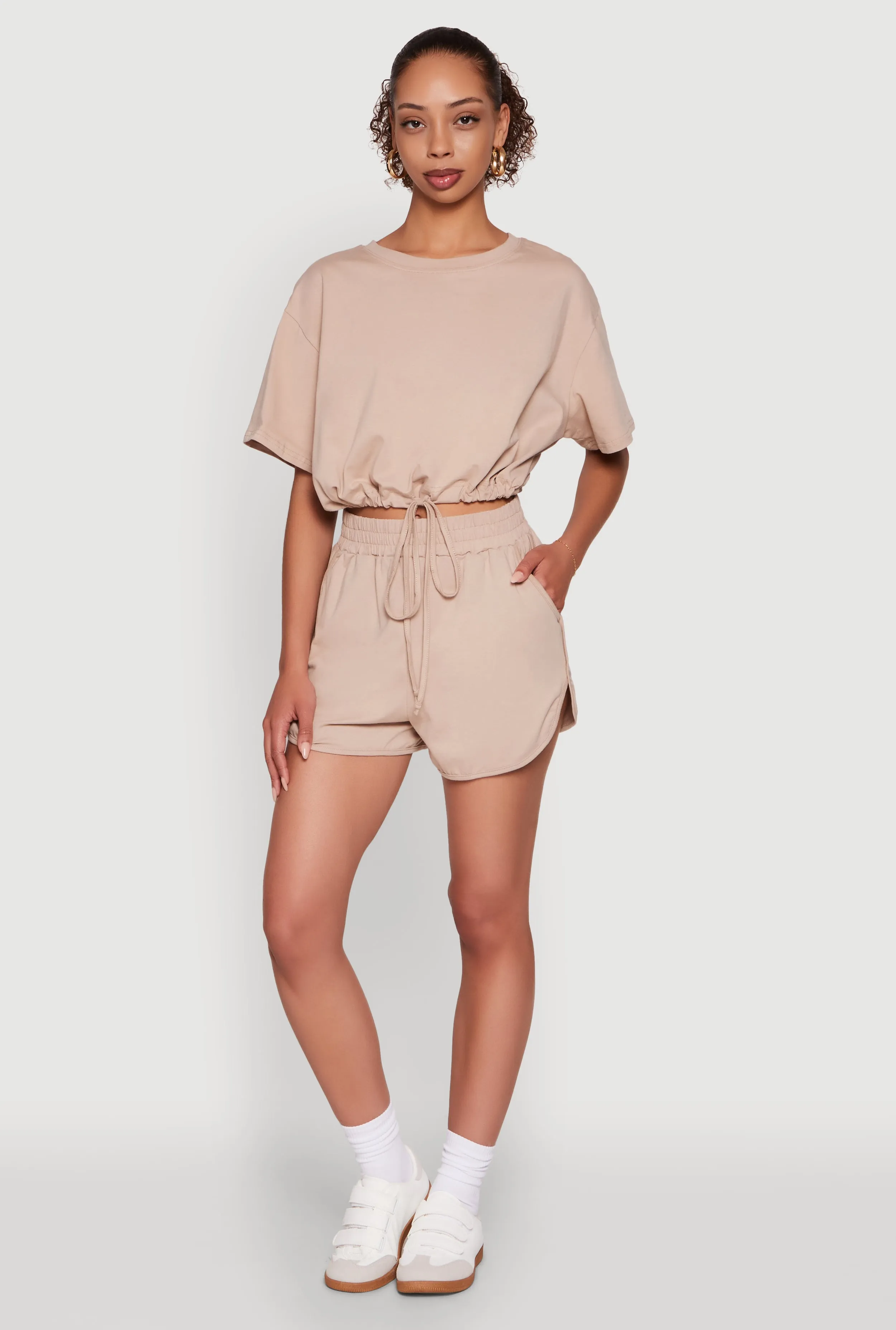 Daisy High Waisted Dolphin Shorts sold by Rainbow product image thumbnail 2