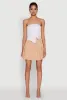 Chic Tube Top with Ruching and Asymmetrical Design sold by Rainbow