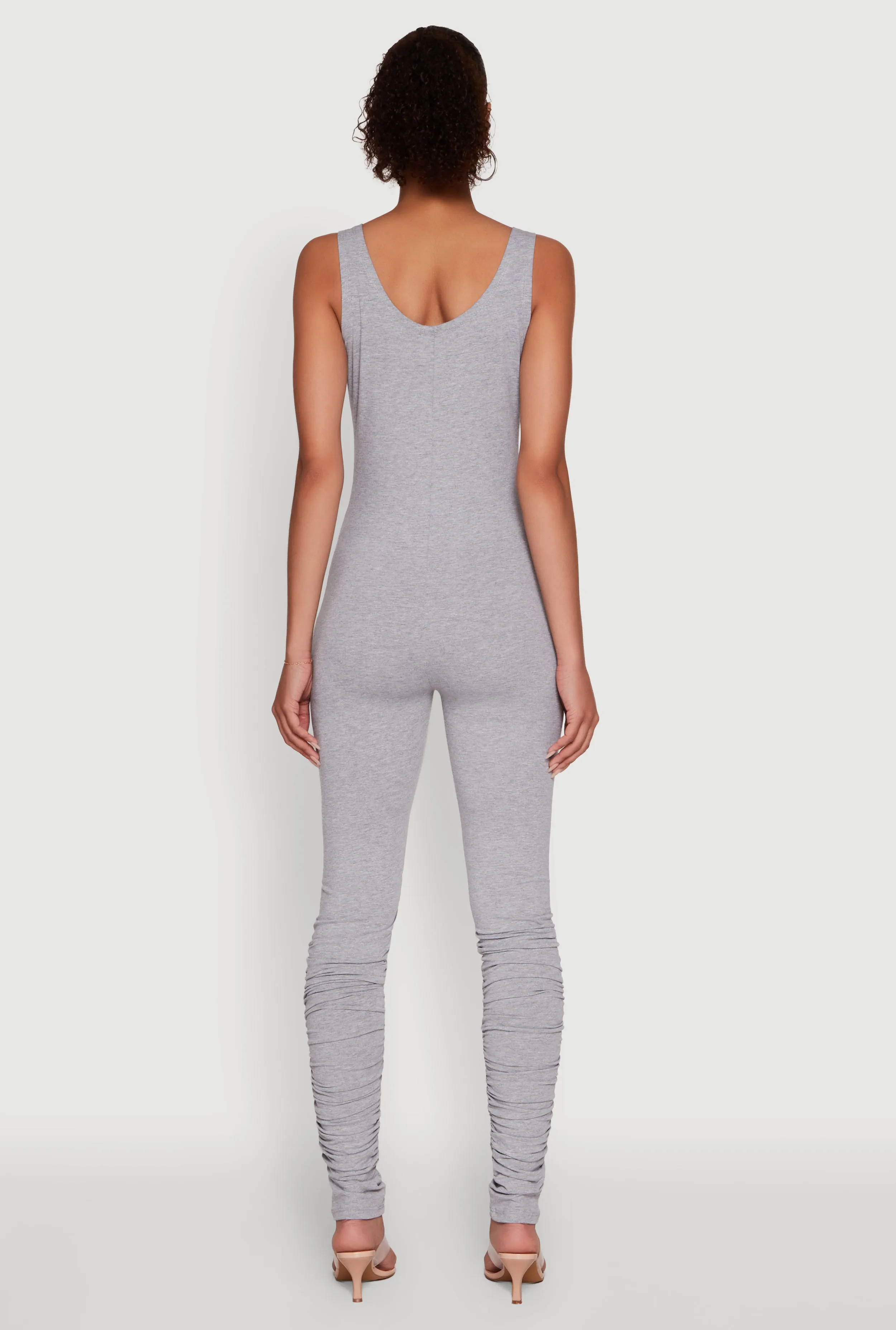 Stylish Scoop Neck Stacked Detail Catsuit sold by Rainbow product image thumbnail 5