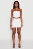Trendy Corset Tube Top with Cropped Hem sold by Rainbow