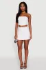 Trendy Corset Tube Top with Cropped Hem sold by Rainbow