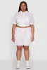 Plus Size Stylish High Waisted Cargo Shorts sold by Rainbow