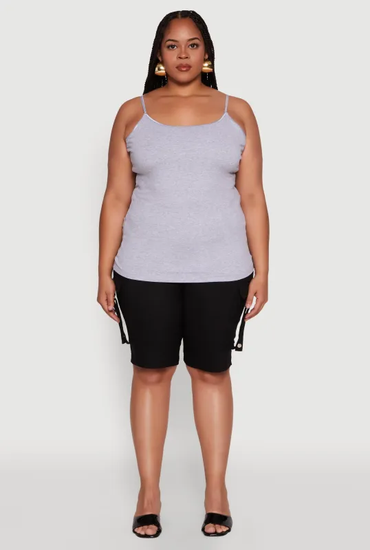 Plus Size Basic Shelf Bra Cami sold by Rainbow