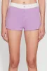 Trendy Ribbed Knit Sleep Shorts sold by Rainbow