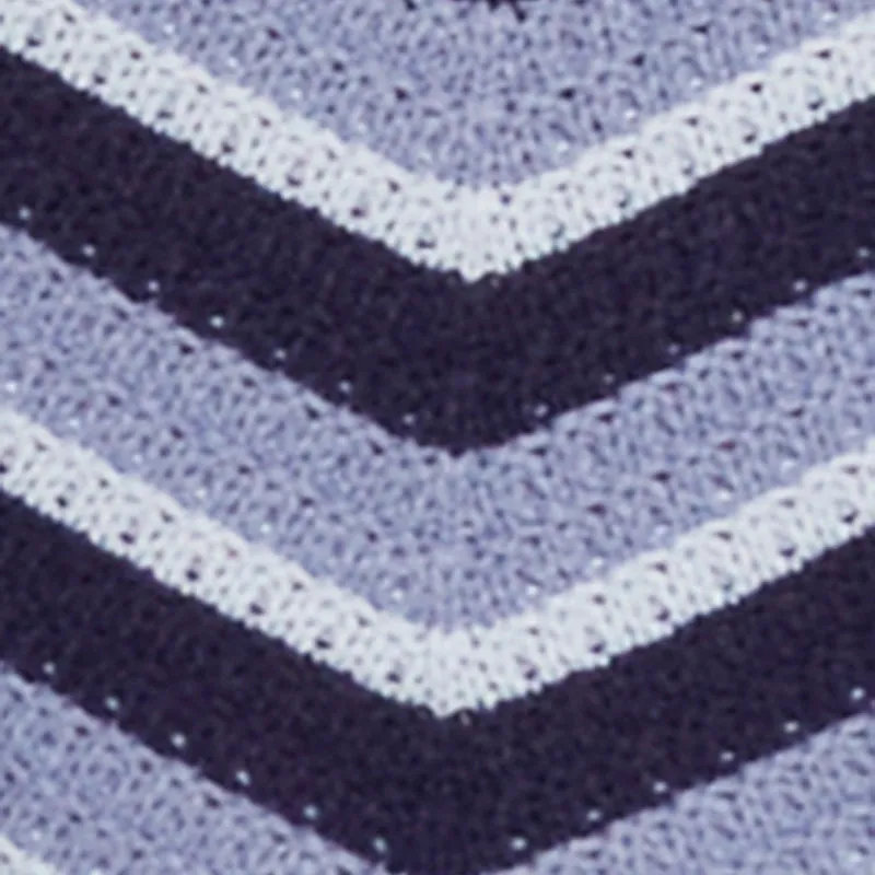 Trendy Crochet Chevron Halter Bodycon Dress sold by Rainbow product image thumbnail 4