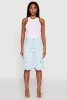 Daisy Trendy Mineral Wash High Waisted Denim Cargo Shorts sold by Rainbow
