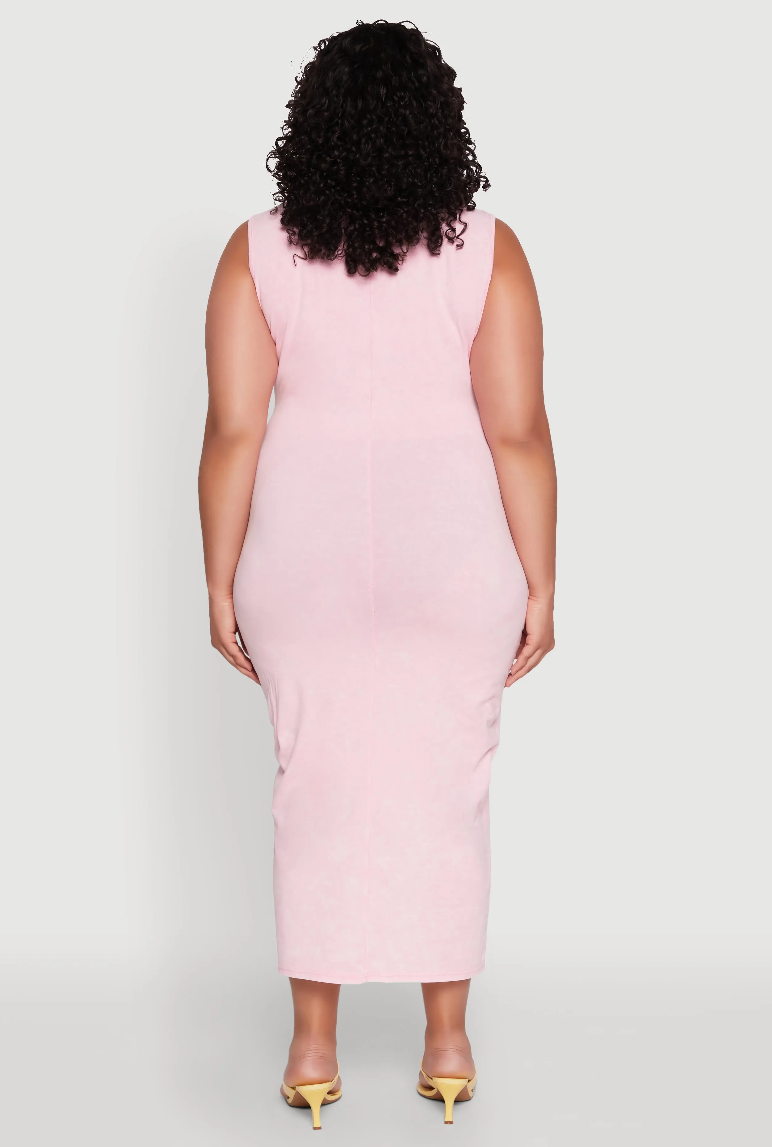 Plus Size Daisy Mineral Wash Maxi Tank Dress sold by Rainbow product image thumbnail 5