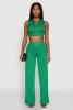 Daisy Sleeveless Collared Crop Top sold by Rainbow