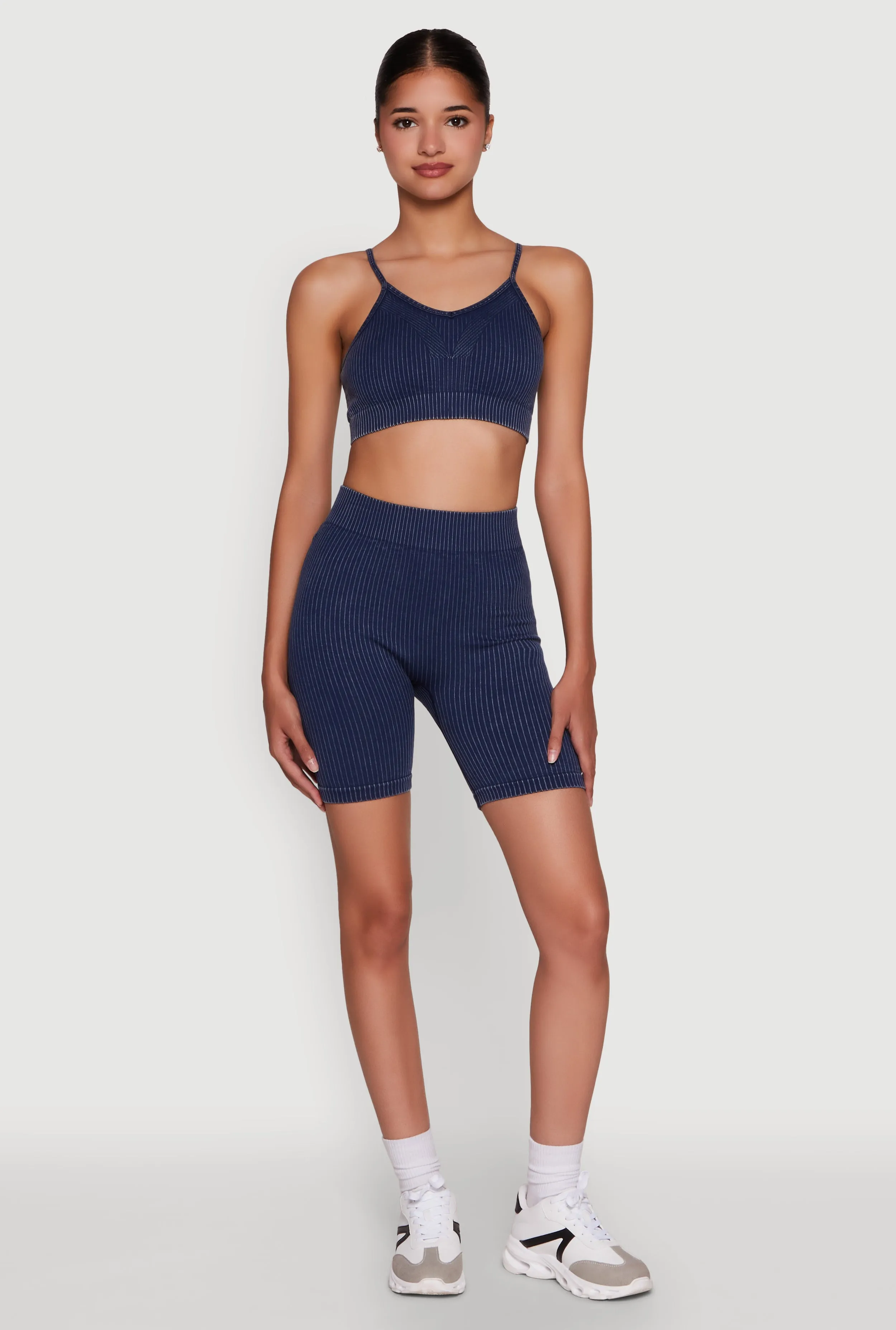 Daisy Seamless High Waisted Bike Shorts for Activewear sold by Rainbow product image thumbnail 2