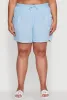Plus Size High Waisted Shorts with Pockets and Drawstring sold by Rainbow