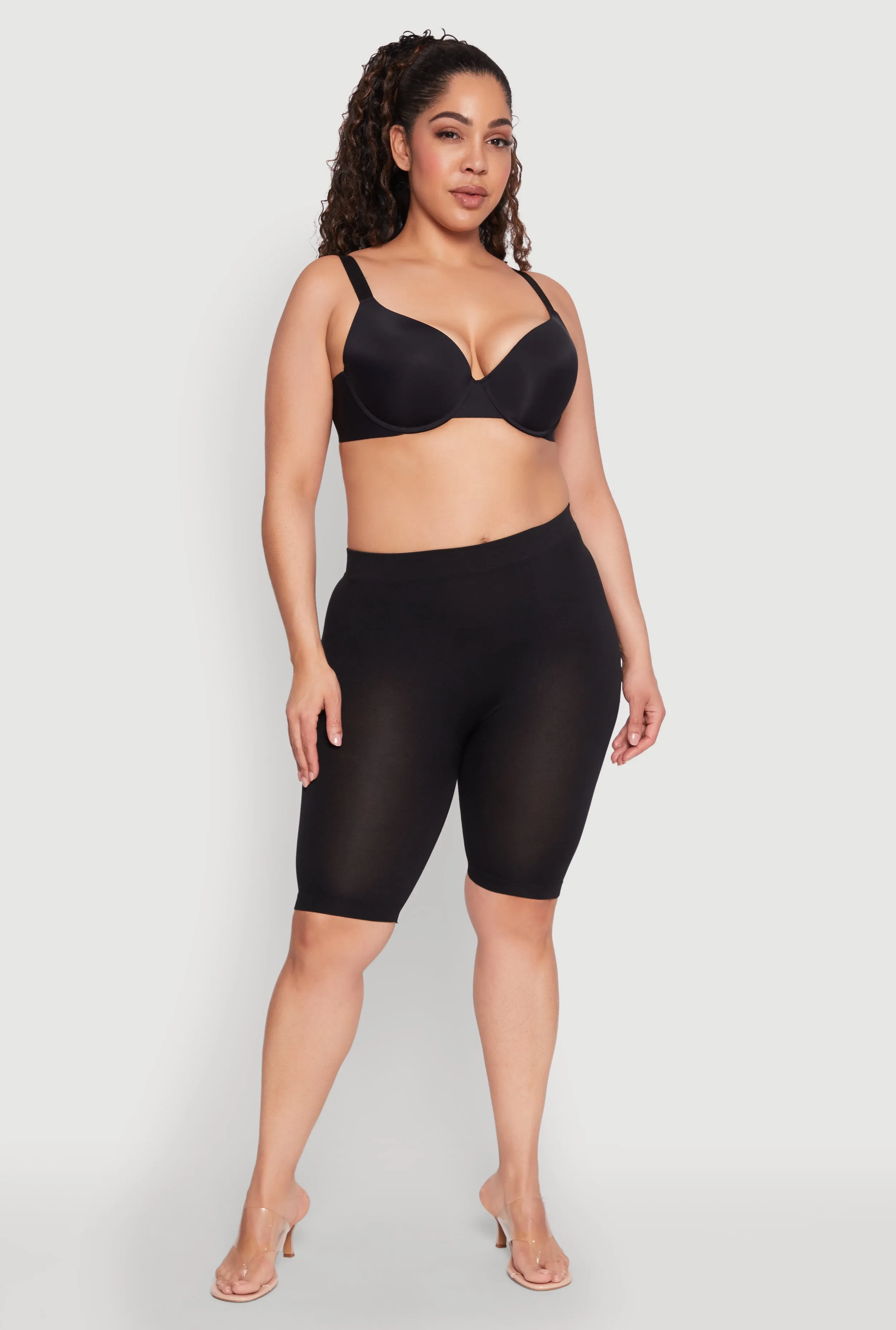 Plus Size Basic Plunge Bra sold by Rainbow product image thumbnail 2