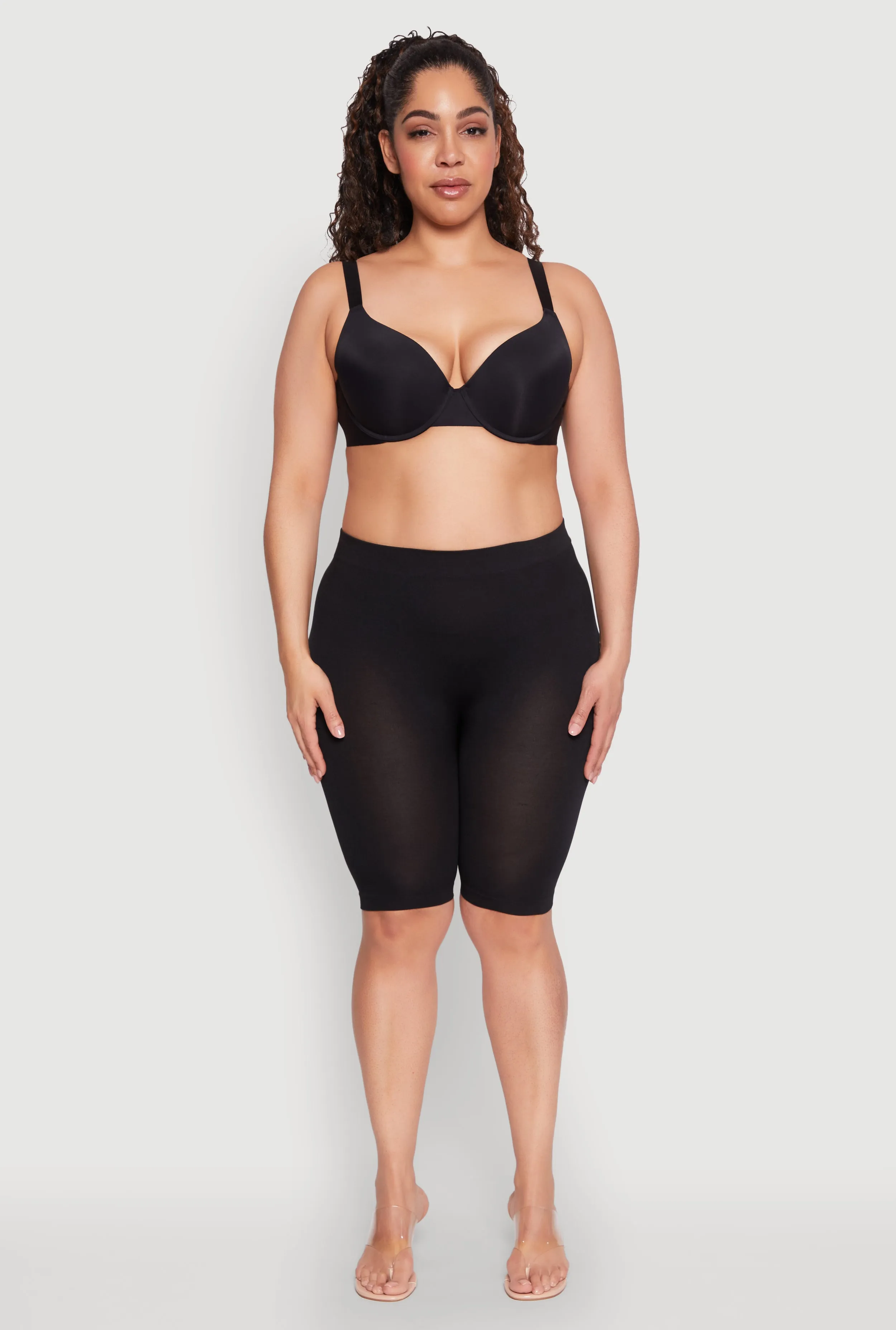 Plus Size Basic Plunge Bra sold by Rainbow product image thumbnail 3