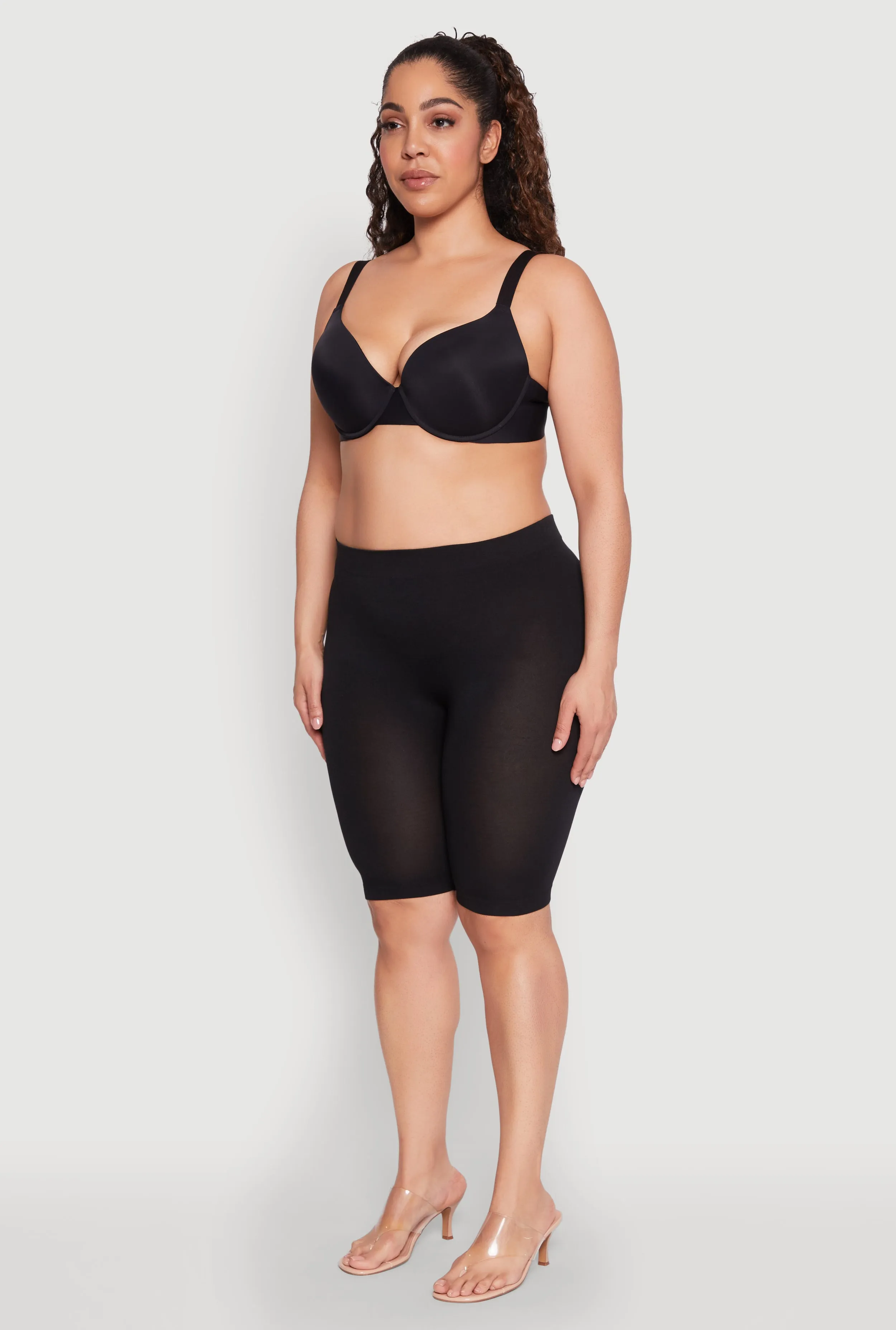 Plus Size Basic Plunge Bra sold by Rainbow product image thumbnail 5