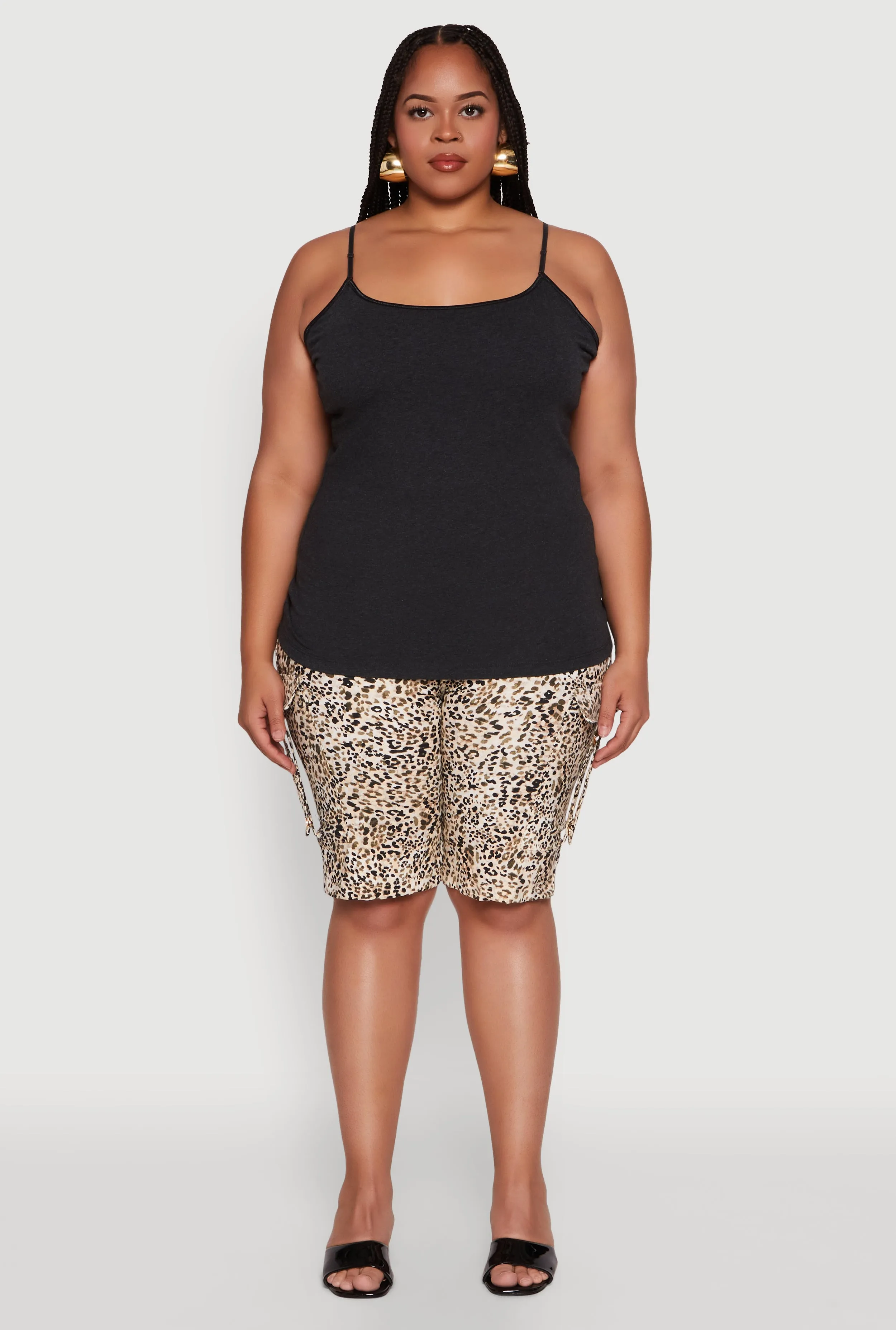 Plus Size Basic Shelf Bra Cami sold by Rainbow