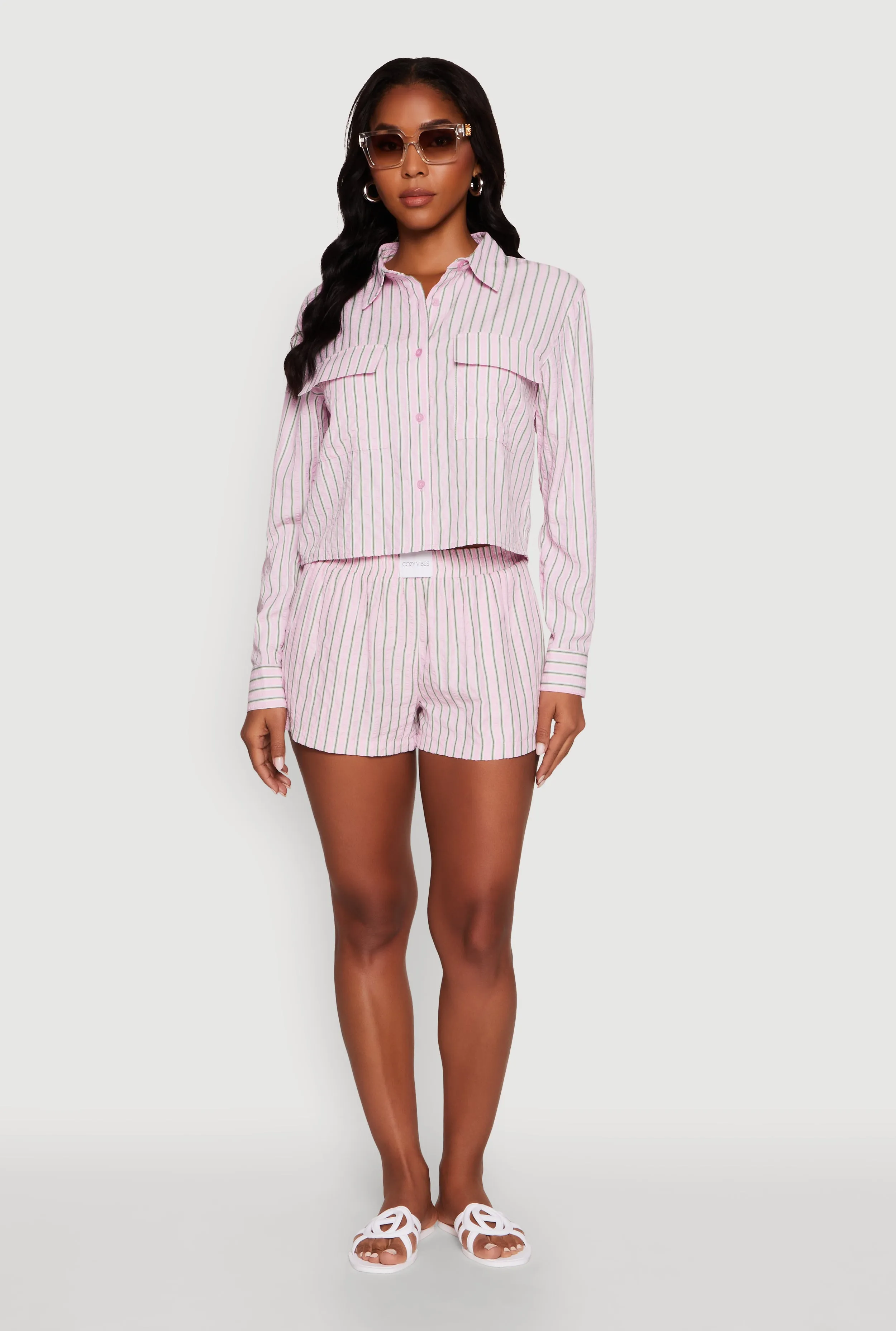 Iris Classic Fit Textured Knit Shirt with Flap Pocket sold by Rainbow product image thumbnail 2