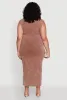 Plus Size Daisy Mineral Wash Maxi Tank Dress sold by Rainbow