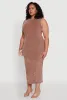 Plus Size Daisy Mineral Wash Maxi Tank Dress sold by Rainbow