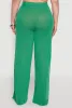 Plus Size Daisy High Waisted Wide Leg Palazzo Pants sold by Rainbow