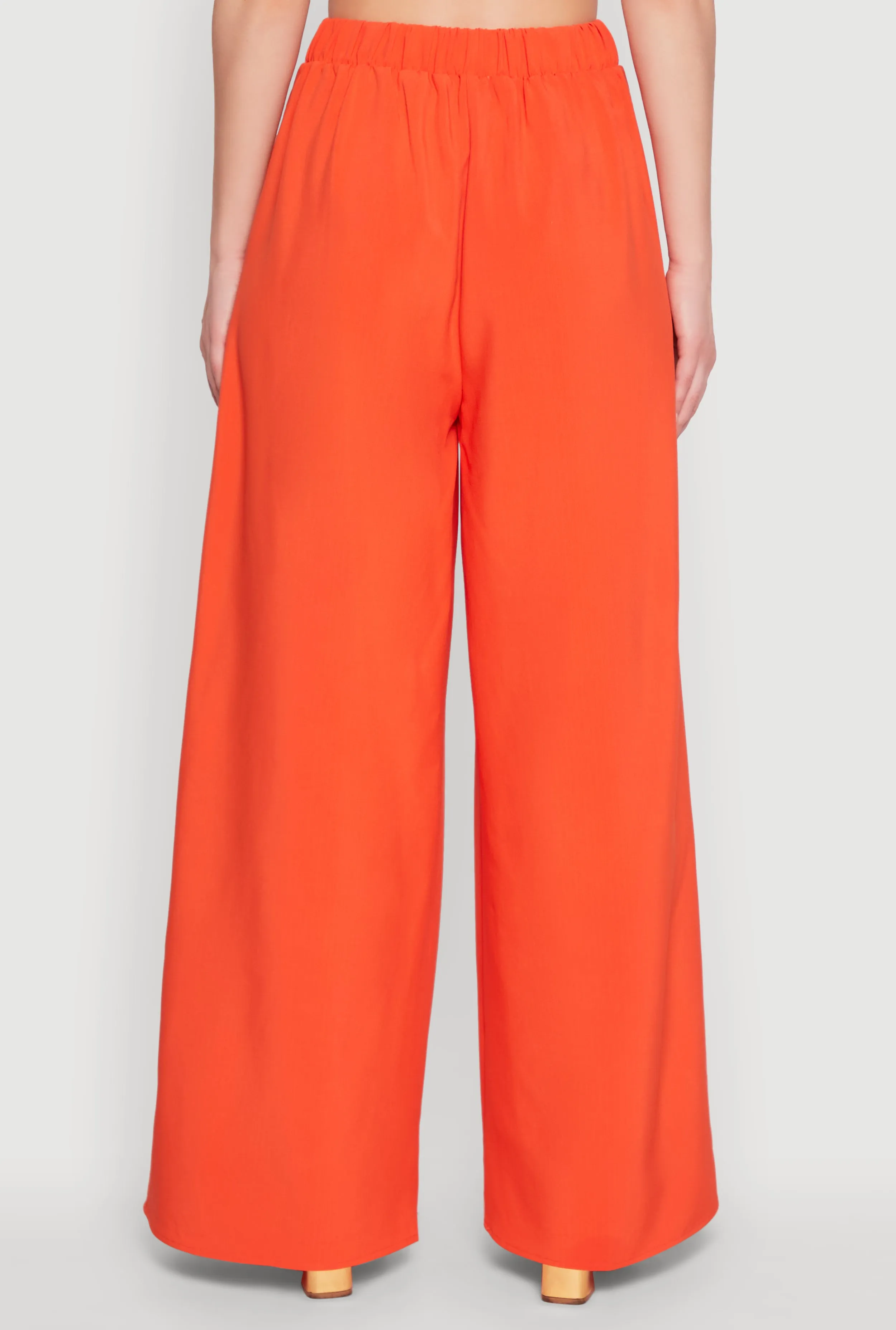 Trendy High Waisted Wide Leg Dress Pants with Pleats sold by Rainbow product image thumbnail 5