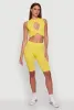 Seamless Rib Knit High Waisted Bike Shorts sold by Rainbow