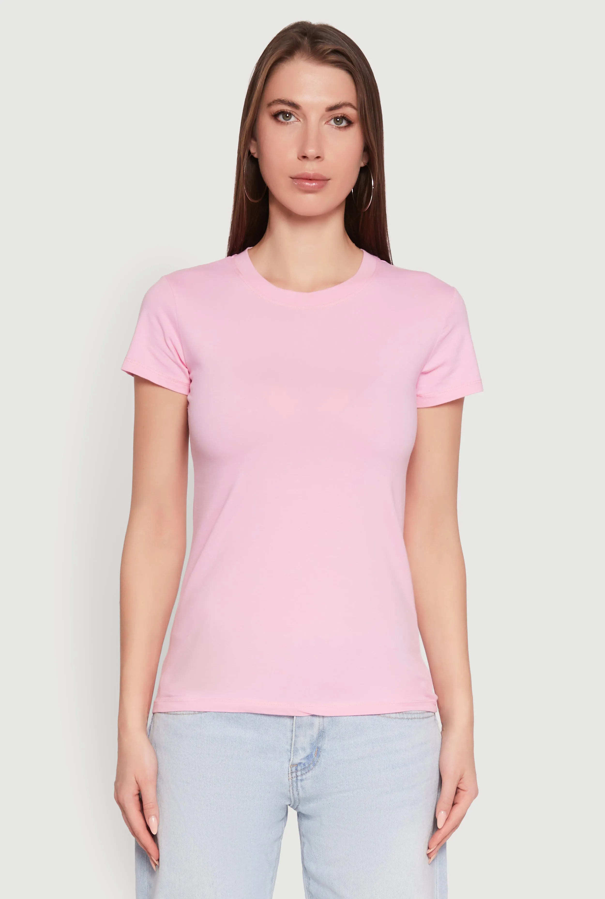 High Neck Short Sleeve Tee sold by Rainbow product image thumbnail 2