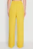 Chic Crepe Knit High Waisted Wide Leg Dress Pants sold by Rainbow