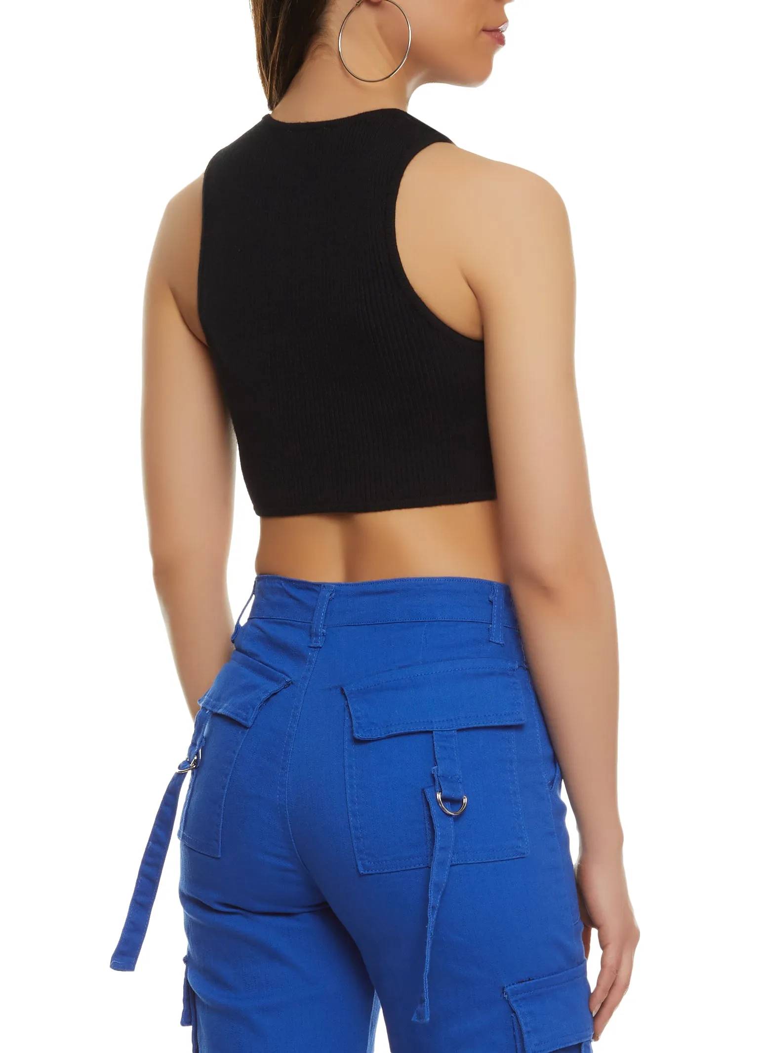 Cropped Sweater Tank Top sold by Rainbow product image thumbnail 2