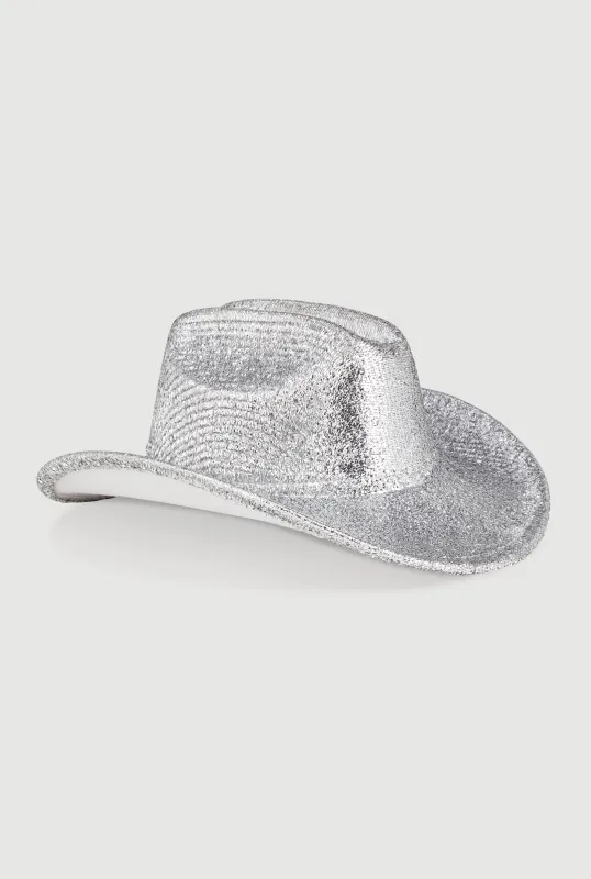 Shimmering Metallic Cowboy Hat sold by Rainbow