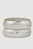 Wide Metallic Bangles Set of 2 sold by Rainbow