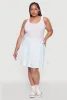 Plus Size Trendy Plaid High Waist Pleated Skirt sold by Rainbow