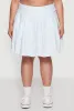 Plus Size Trendy Plaid High Waist Pleated Skirt sold by Rainbow