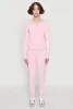 Daisy Mineral Wash Drawstring Waist Varsity Stripe Joggers sold by Rainbow