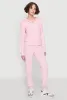 Daisy Mineral Wash Drawstring Waist Varsity Stripe Joggers sold by Rainbow