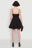 Elegant Tulle Lined Lace Detailed Bustier Skater Dress sold by Rainbow