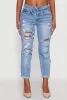 WAX Distressed Boyfriend Jeans sold by Rainbow