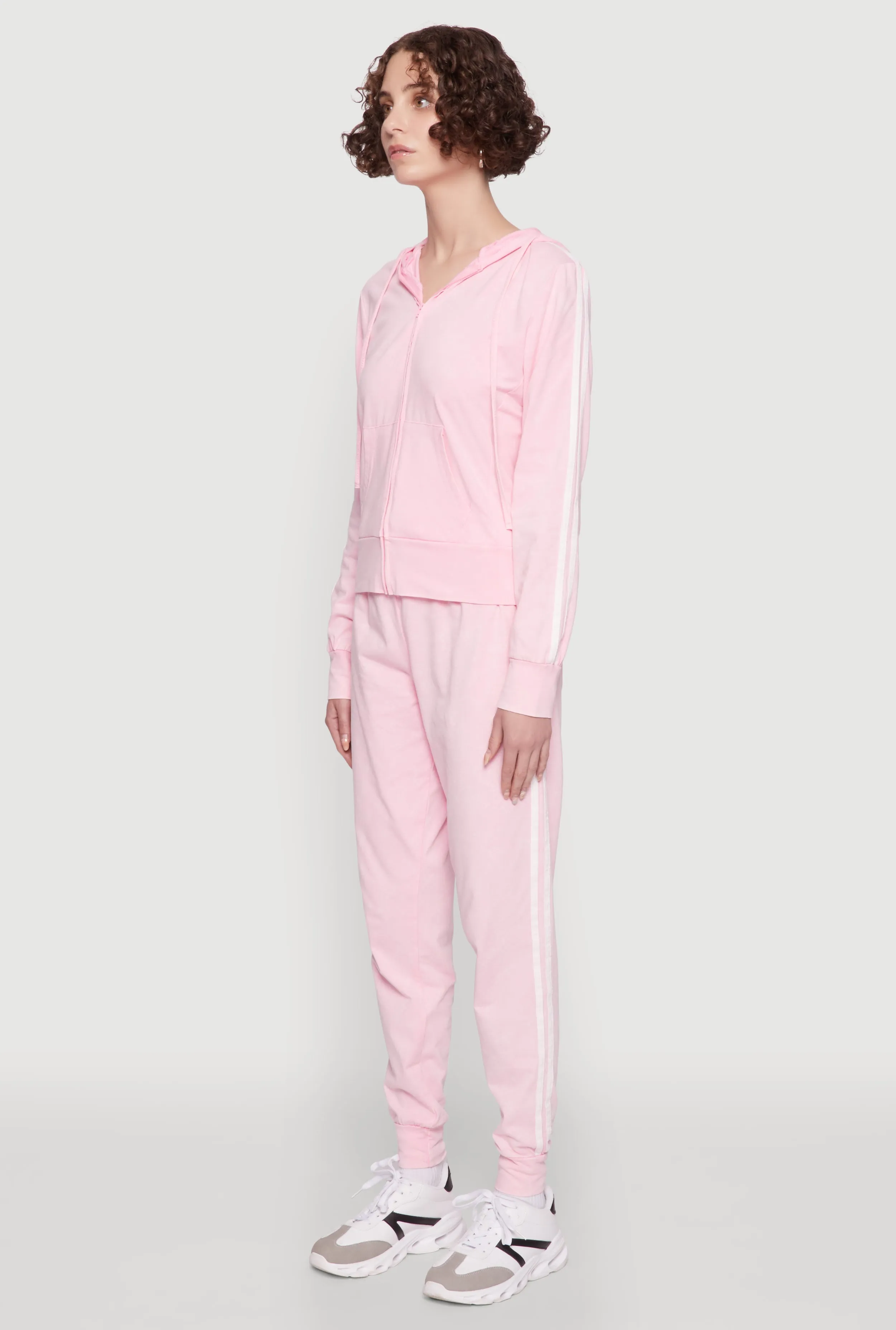 Daisy Mineral Wash Varsity Stripe Hooded Sweatshirt sold by Rainbow product image thumbnail 5