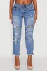 WAX Distressed Boyfriend Jeans sold by Rainbow