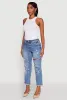 WAX Distressed Boyfriend Jeans sold by Rainbow