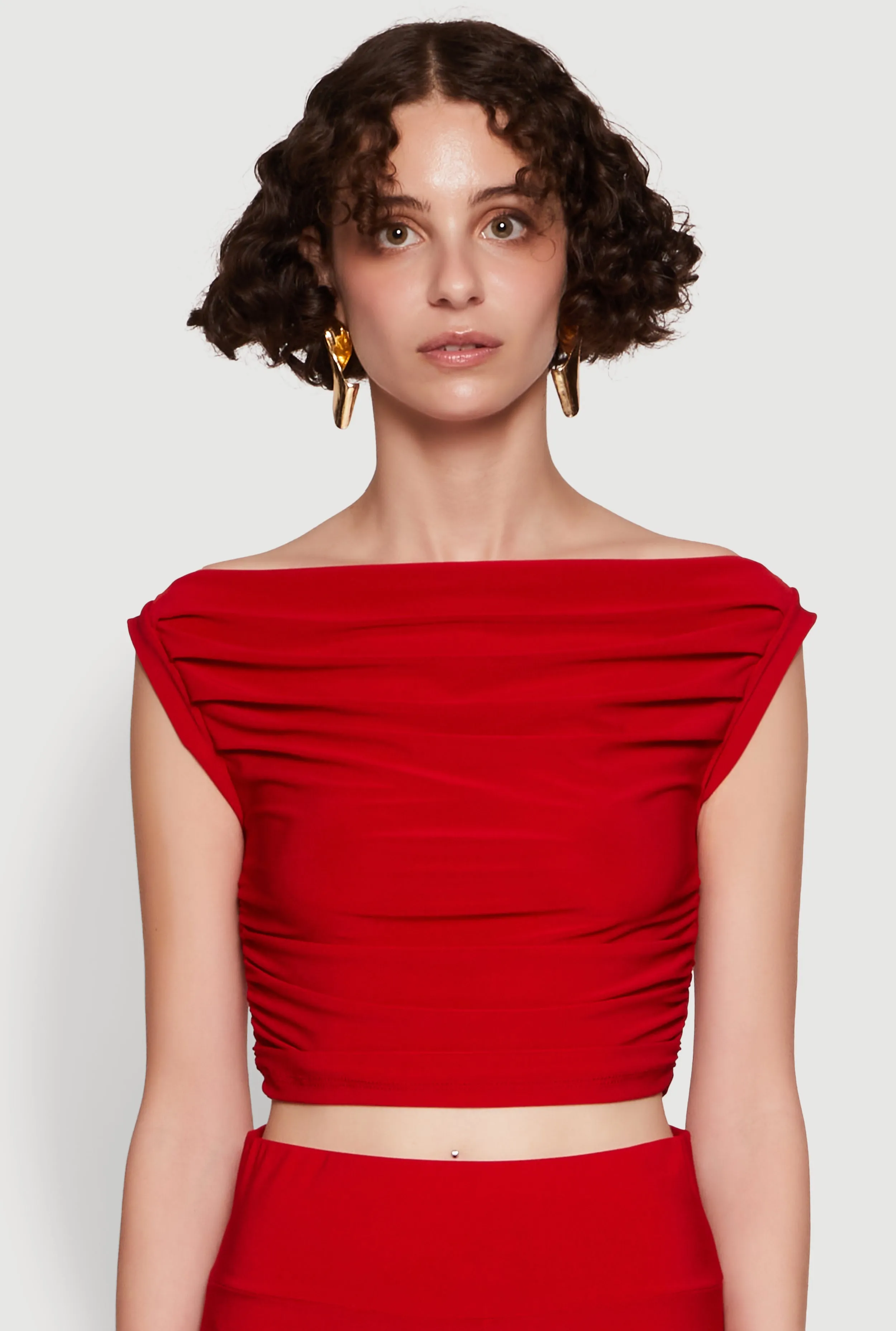 Chic Sleeveless Pleated Blouse sold by Rainbow